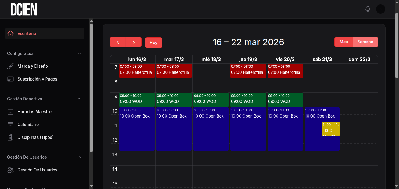 Calendario Versátil
